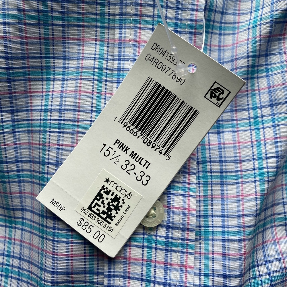 New w tags Lauren Men’s dress shirt ultra flex size M - Picture 3 of 7
